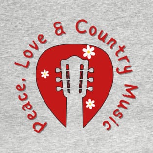 Peace Love Country Music T-Shirt